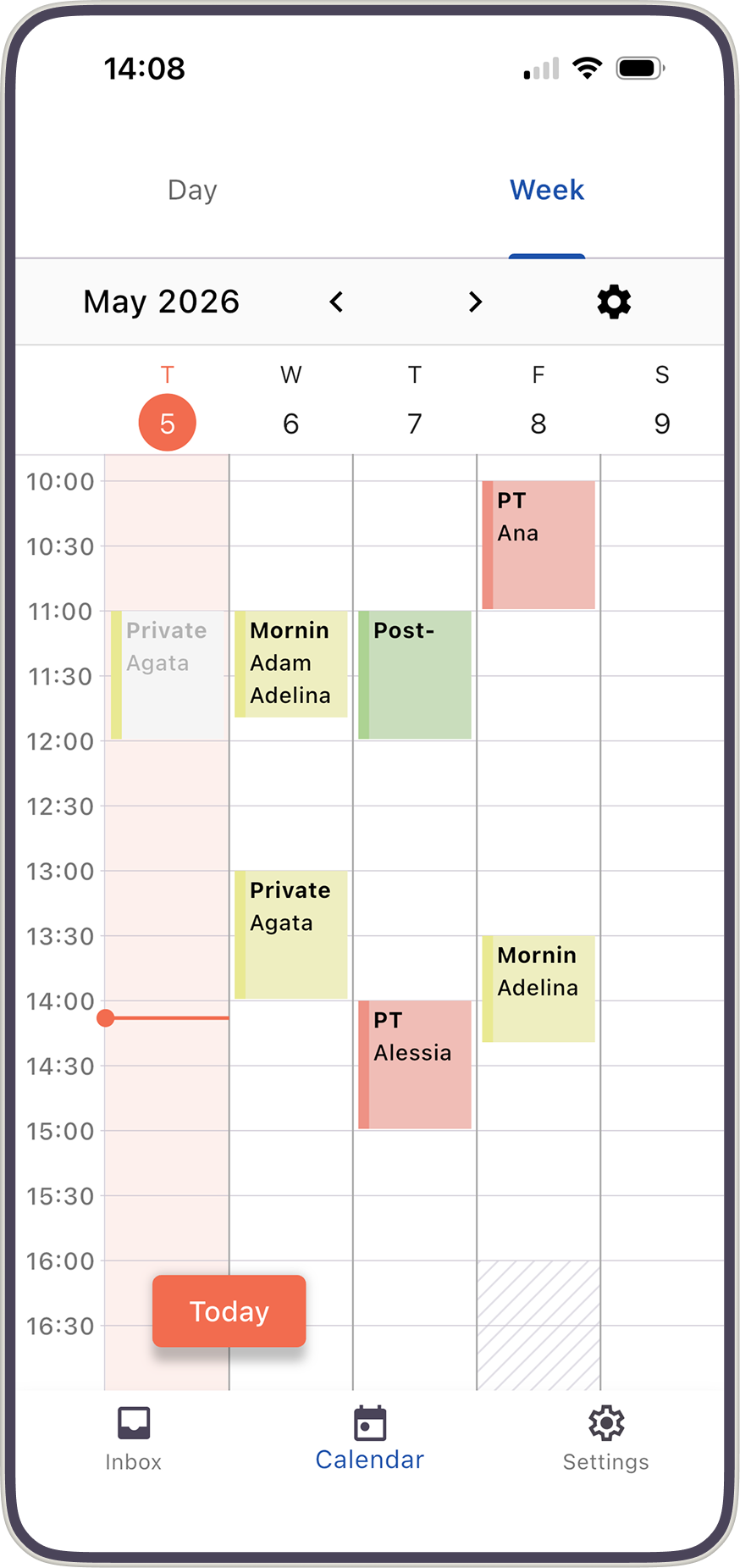 Bobclass Studio Manager on iPhone