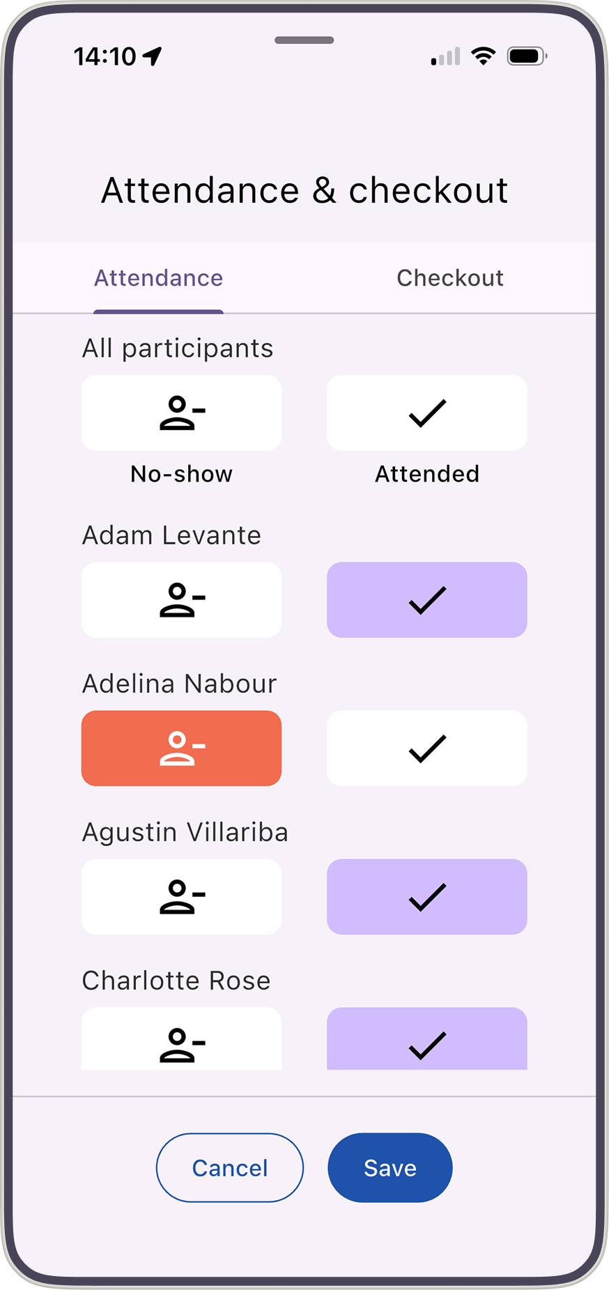Bobclass Studio Manager on iPhone